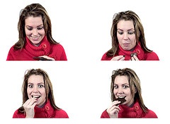 chocolate woman collage 4