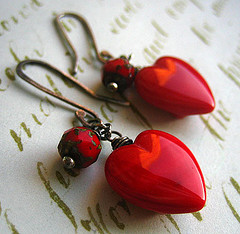 heart earrings